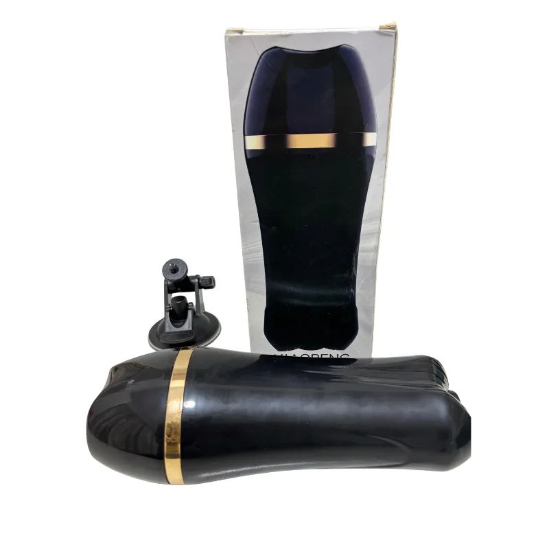 Masturbator with Strong Suction Cup Base for Hands-Free Use, Realistic Vagina Sleeve with Tight Textured Internal Structure