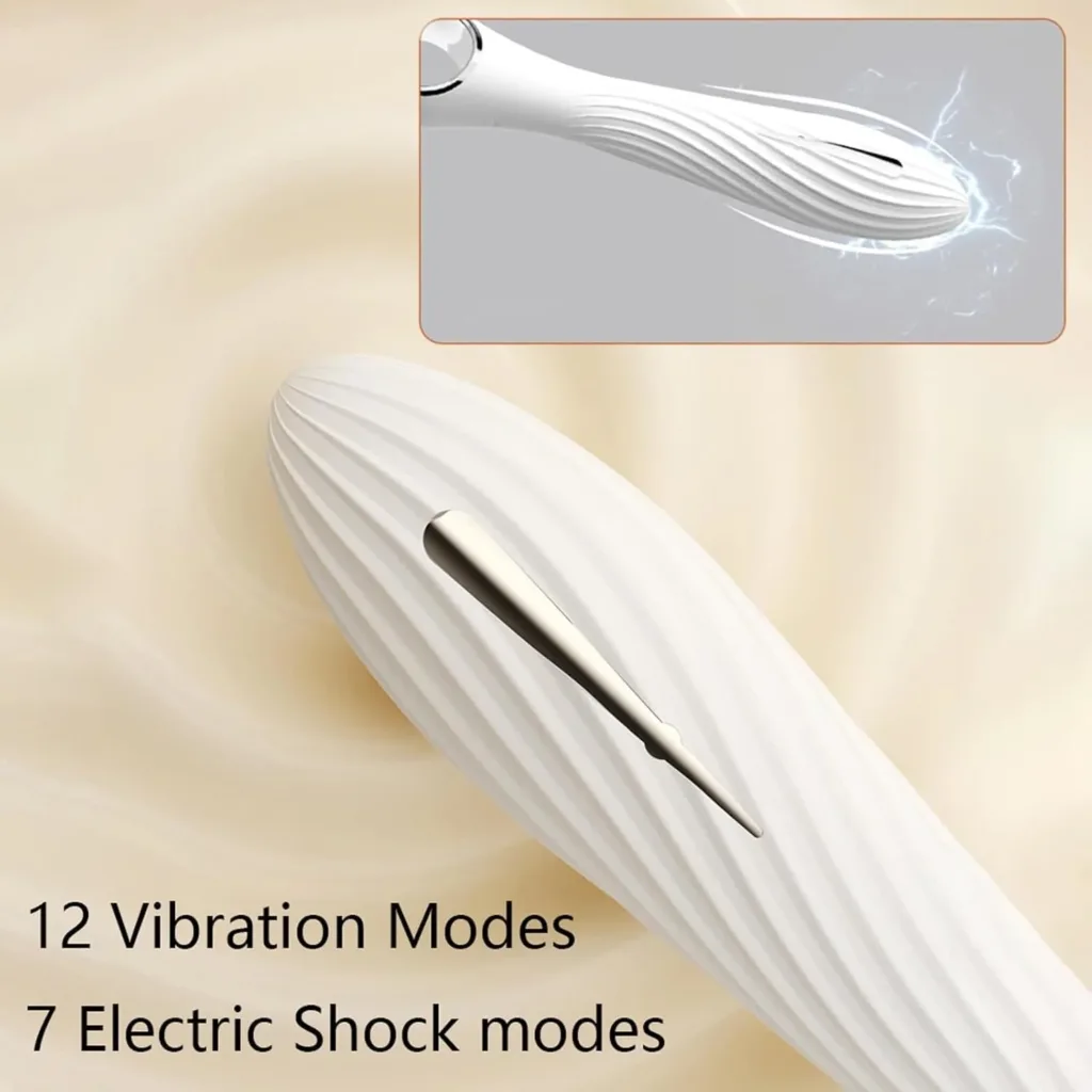 Electric shock vibrator strong vibration pulse female masturbator