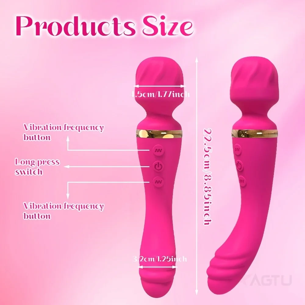 G-spot double-headed vibrator