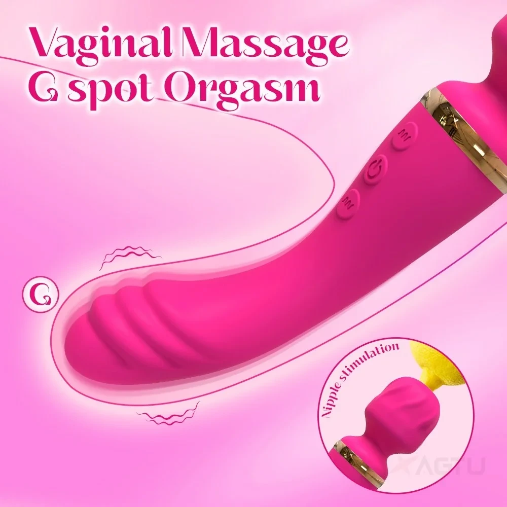 G-spot double-headed vibrator