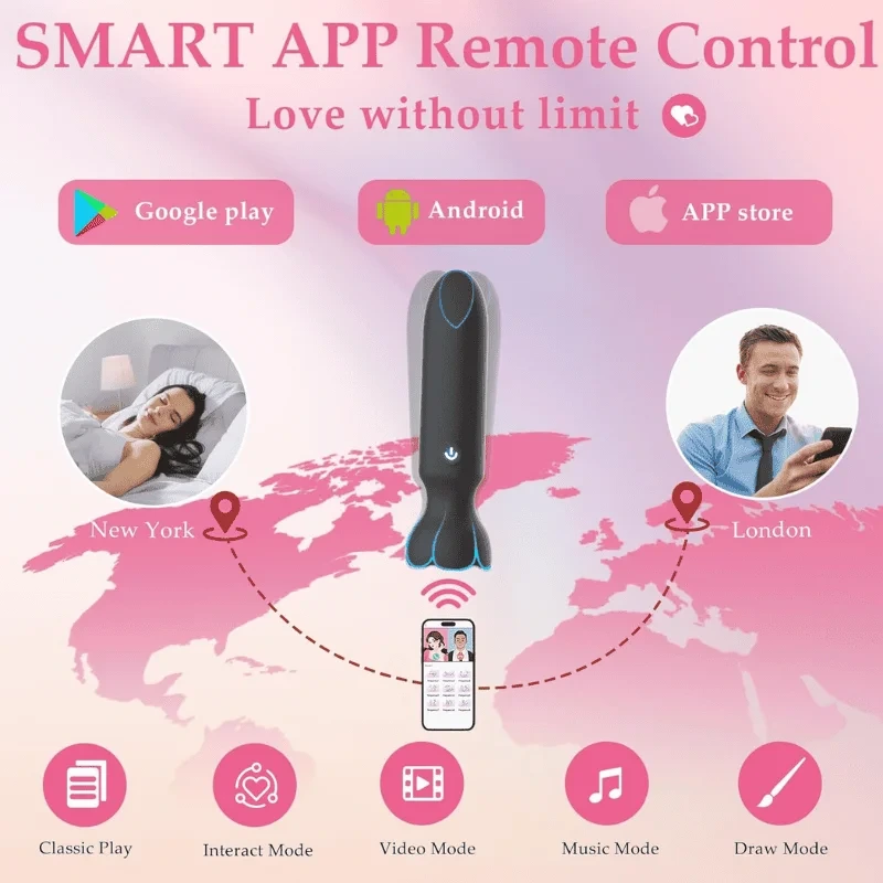 APP control small vibrator egg