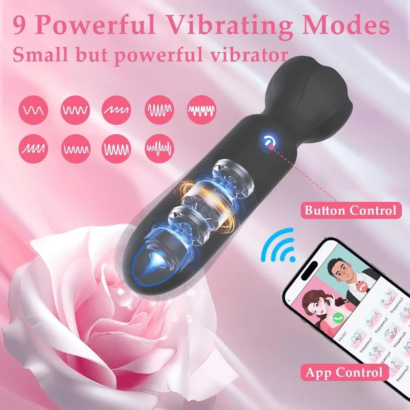 APP control small vibrator egg