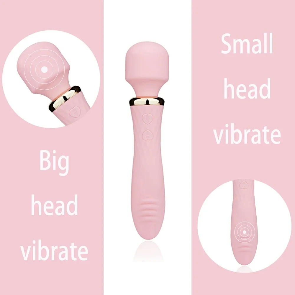Dual-head heating Vibrators